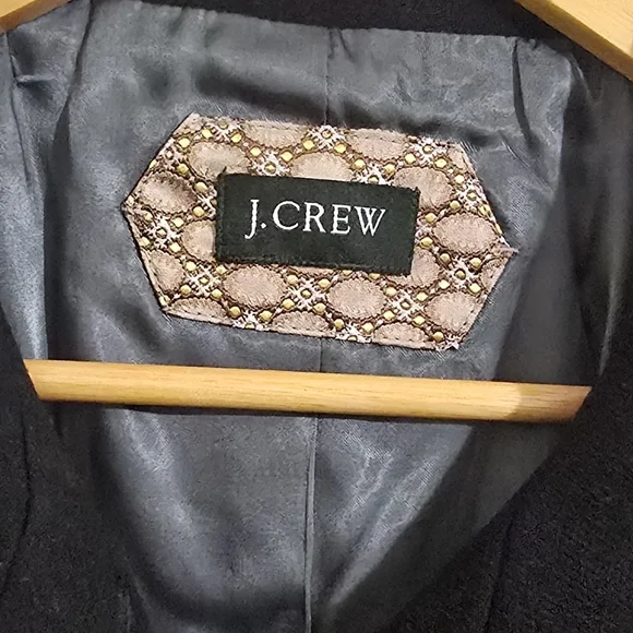 J.Crew Women Vintage Overcoat Wool-Crepe Size 6 - Picture 6 of 7
